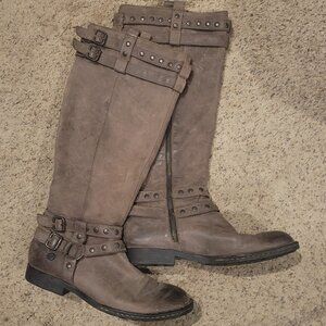 Born Gwynne Leather Knee High Boots sz 8